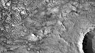 Dunes on floor of Baldet Crater, as seen by CTX camera (on Mars Reconnaissance Orbiter).  Note: this is an enlargement of a previous image of Baldet Crater.