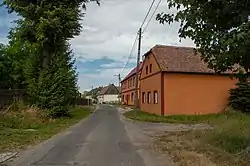 Street with houses