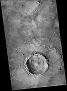 Grindavik Crater, as seen by CTX camera (on Mars Reconnaissance Orbiter).