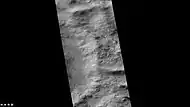 East side of Halley Crater, as seen by CTX camera (on Mars Reconnaissance Orbiter).