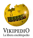 The Esperanto Wikipedia's 200K commemorative logo. (August 2014)