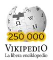 250 000 articles on the Esperanto Wikipedia (2018)