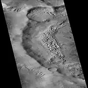 Redi Crater, as seen by CTX camera (on Mars Reconnaissance Orbiter)