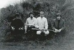 Coughlan (first on right) withThe Wilde Flowers (1966)