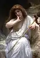 A Bacchant holding a thyrsus: Malice by William-Adolphe Bouguereau (1899)