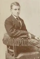 Cassels when at Percival House School, 1870s.