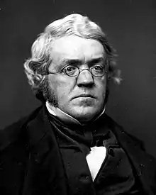 Daguerreotype photograph of William Makepeace Thackeray by Jesse Harrison Whitehurst (1819-1875)