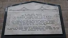 Wall monument to William Tierney Clark in St Paul's Church, Hammersmith, London UK