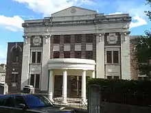 Facade of the synagogue