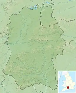 Battle of Roundway Down is located in Wiltshire