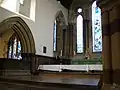 The altar and the brass to King Ethelred I