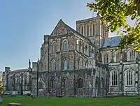 Norman central tower and north transept