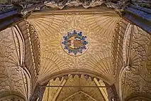 Fan vault in one of the chantry chapels of the retrochoir