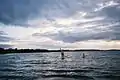 Windsurfing on the lough.