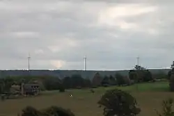 Wind turbines in Union Township