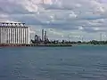 Wind turbines of the Steel Winds project at former Bethlehem Steel plant along Lake Erie