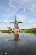 Windpump at Molens Kinderdijk