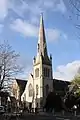 Originally a Methodist church (1869). North end of Windsor Road