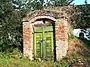 Wine cellar entrance in Kapoly