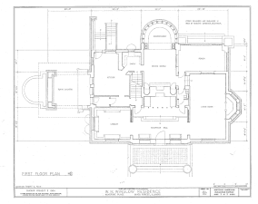 Winslow House floor plan