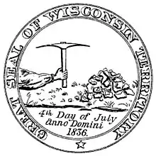 Territorial seal of Wisconsin Territory