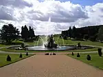 Full view of the now fully operational Perseus and Andromeda fountain