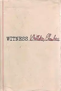 Witness book cover