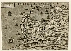 Image 58Map of Tripoli in 1561 (from Albanian piracy)