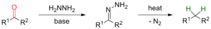 Scheme 1. Wolff-Kishner Reduction