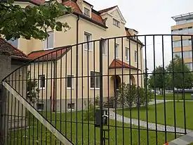 Munich Gasworks as it appeared in 2011 (building on the left)