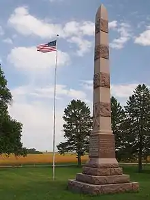 Wood Lake Monument