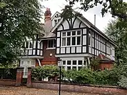 Mock Tudor style: Woodstock House, Woodstock Road