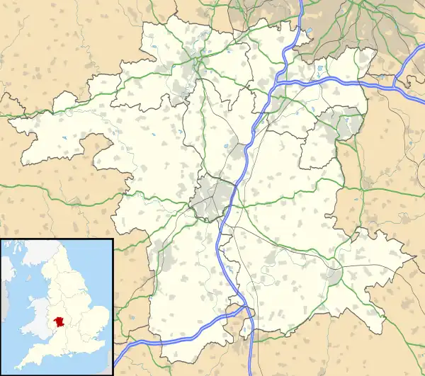 Catshill is located in Worcestershire