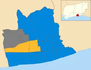 2007 results map