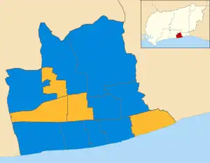 2008 results map