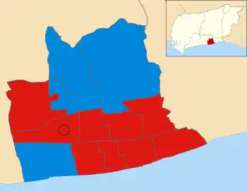 2022 results map