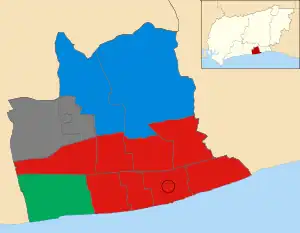 2023 results map