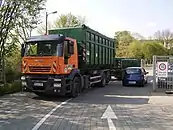 An Iveco Stralis recycling truck in Germany