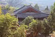 A command view of Yanfu Temple.