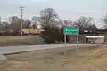 The sign for Wyocena, Wisconsin on WIS 22