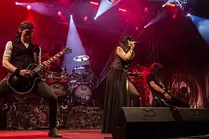 Xandria performing at Wave-Gotik-Treffen 2017