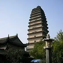 Small Wild Goose Pagoda in Xi'an, 704