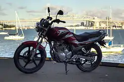 A 2011 Yamaha Scorpio Z in Auckland, New Zealand (non-facelift model).