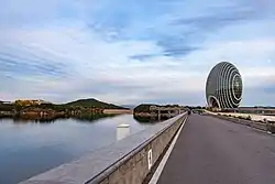 Yanqi Lake and Sunrise Kempinski Hotel, 2020