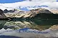 Bow Lake with Thompson and Jimmy Simpson