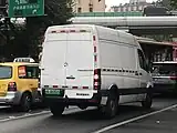 Yantai Shuchi electric van rear