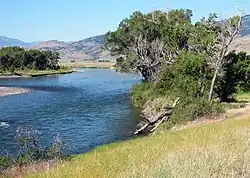 Yellowstone River in Emigrant, Montana