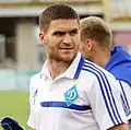 Yevhen Selin in 2014 with Dynamo Kyiv