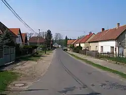 A street in Záluží