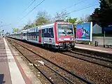 Z 20500 on RER C in original Île-de-France livery